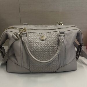 Tory Burch Light Gray Satchel